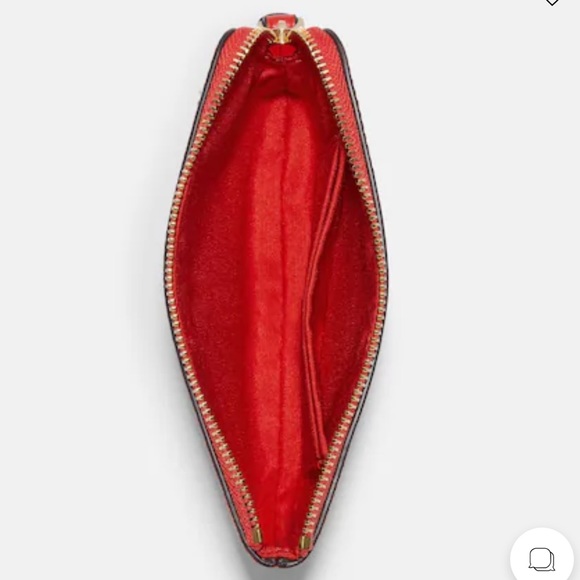 Coach Corner Zip Wristlet With Mini Vintage Rose Print
IM/Miami Red Multi - Picture 2 of 16